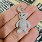 925 Sterling Silver Teddy Bear Charm