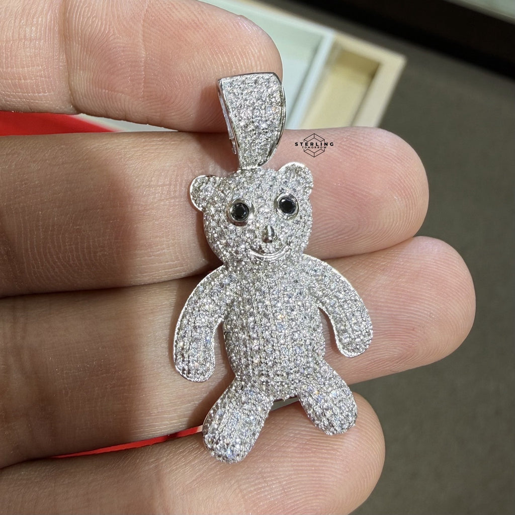 925 Sterling Silver Teddy Bear Charm