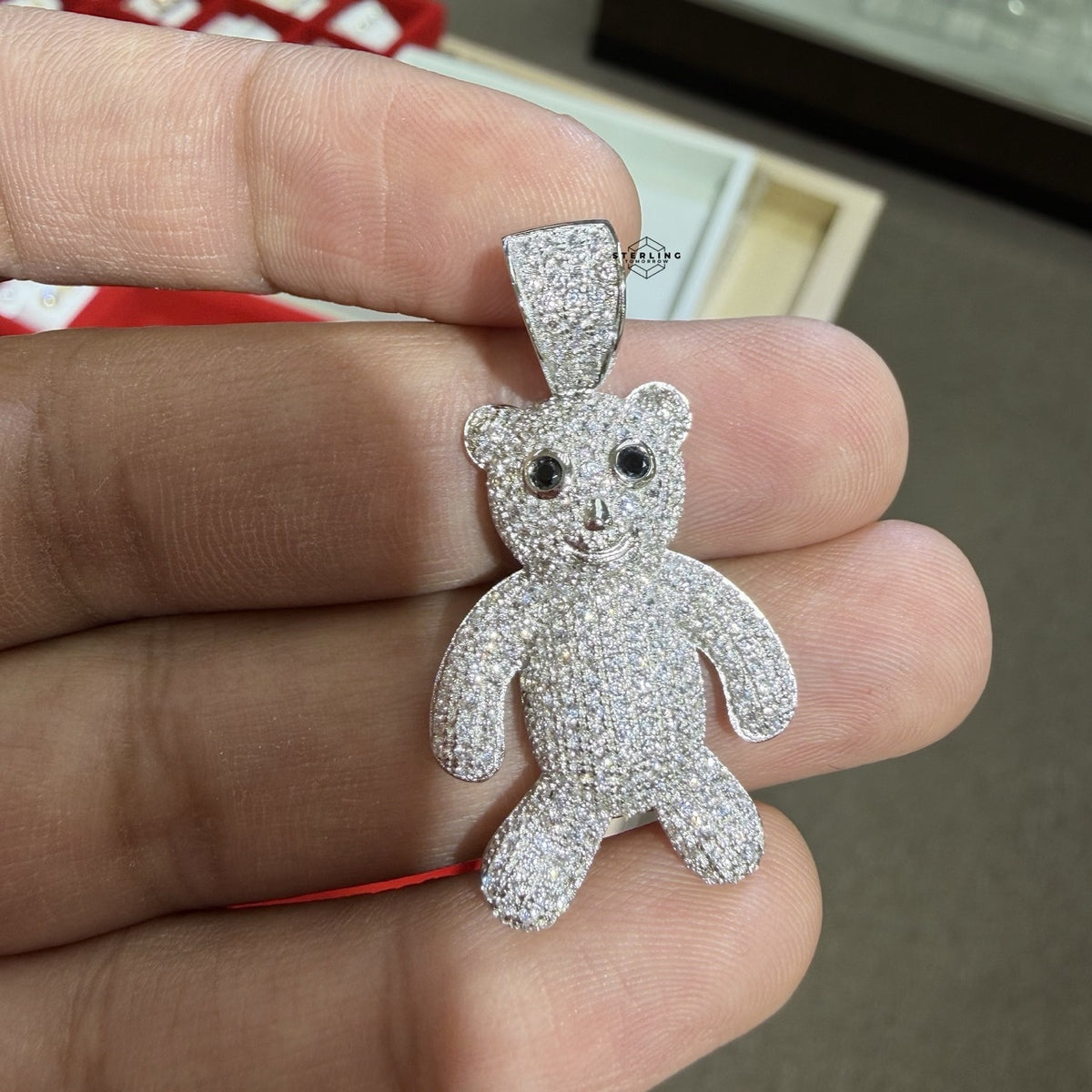 925 Sterling Silver Teddy Bear Charm