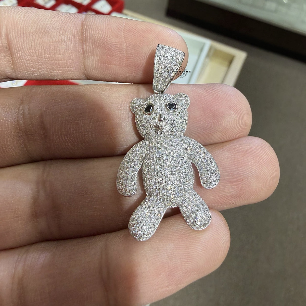 925 Sterling Silver Teddy Bear Charm