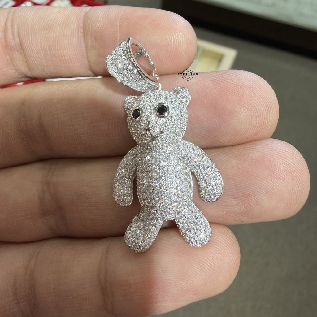 925 Sterling Silver Teddy Bear Charm