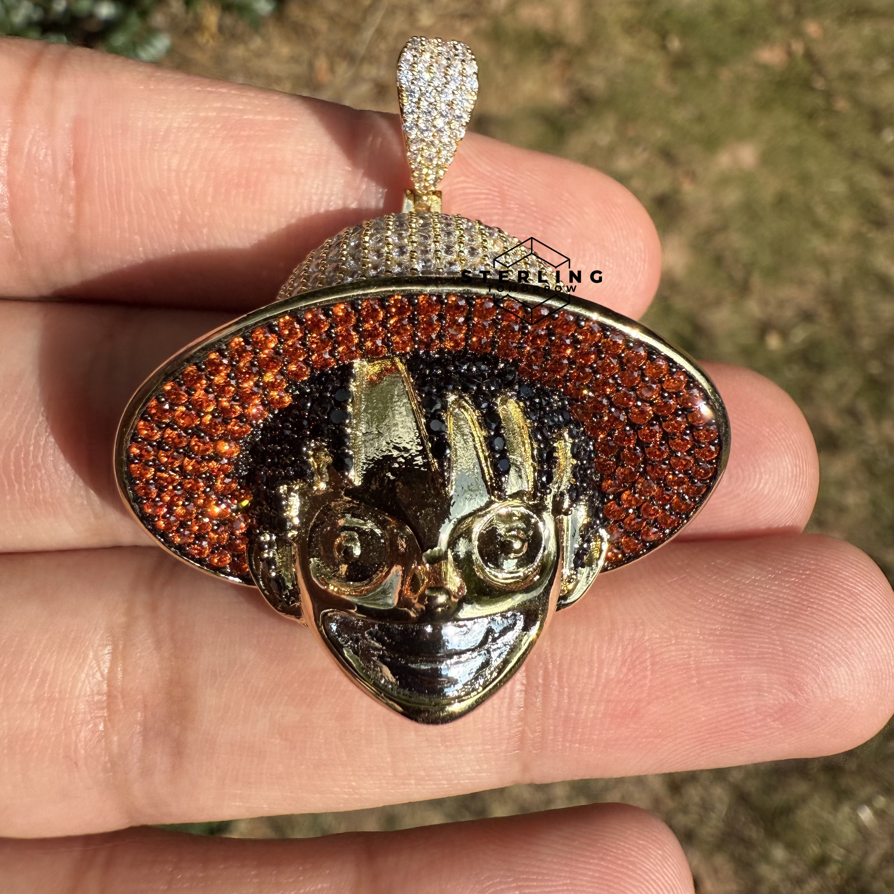 Custom Anime Character Iced Out Pendant