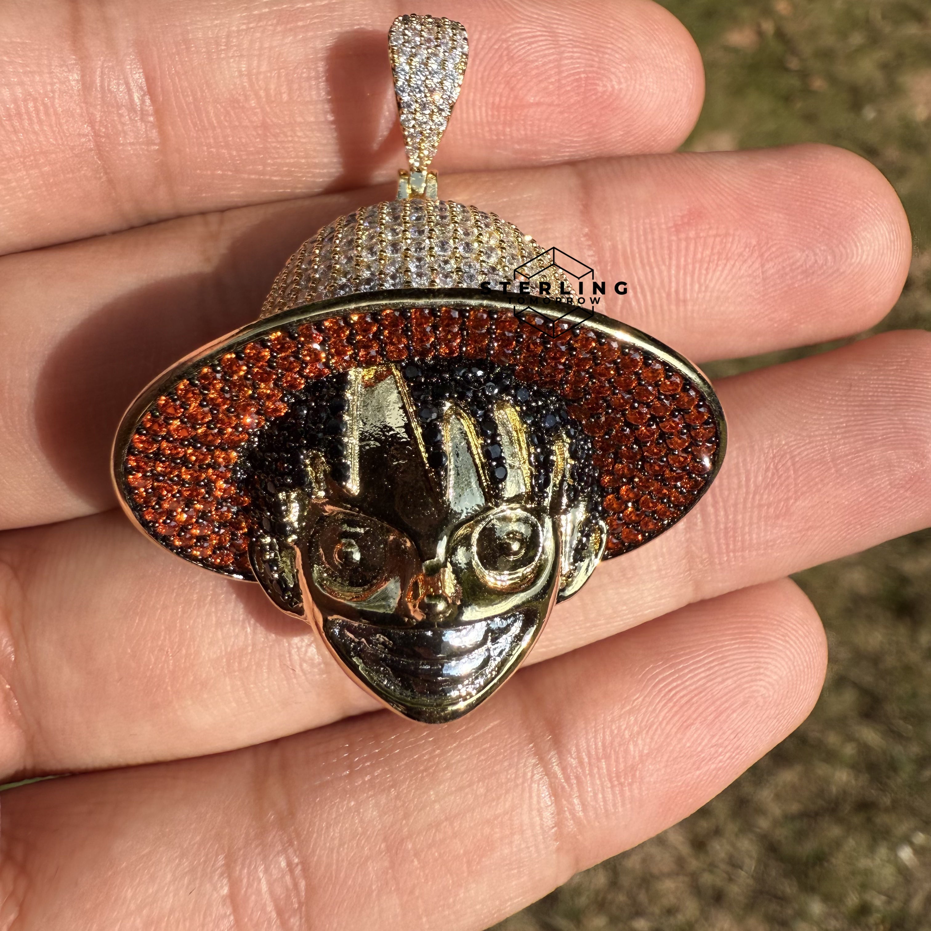 Custom Anime Character Iced Out Pendant