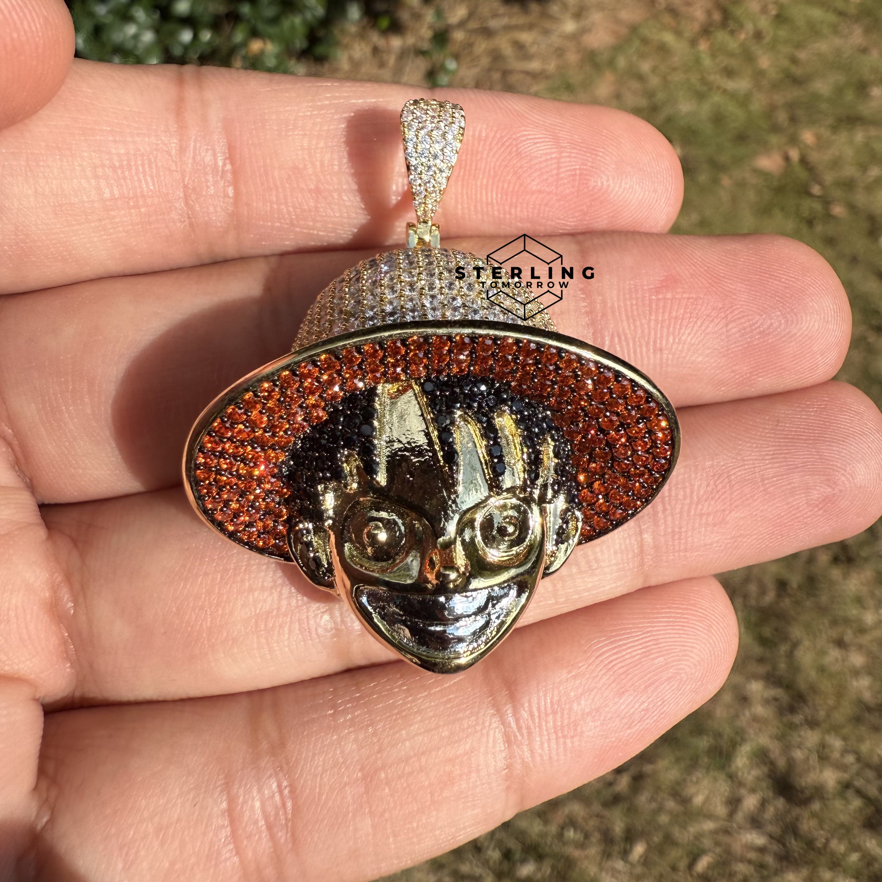 Custom Anime Character Iced Out Pendant