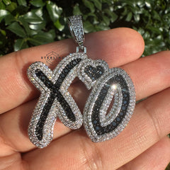 XO Silver Tone Hip Hop Pendant