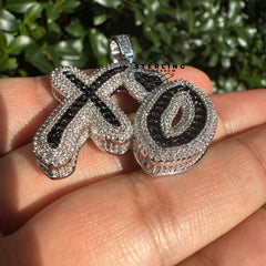XO Silver Tone Hip Hop Pendant