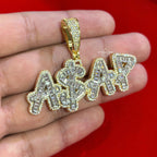 ASAP 14k Gold Plated Iced Money Pendant