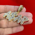 ASAP 14k Gold Plated Iced Money Pendant