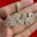 ASAP 14k Gold Plated Iced Money Pendant