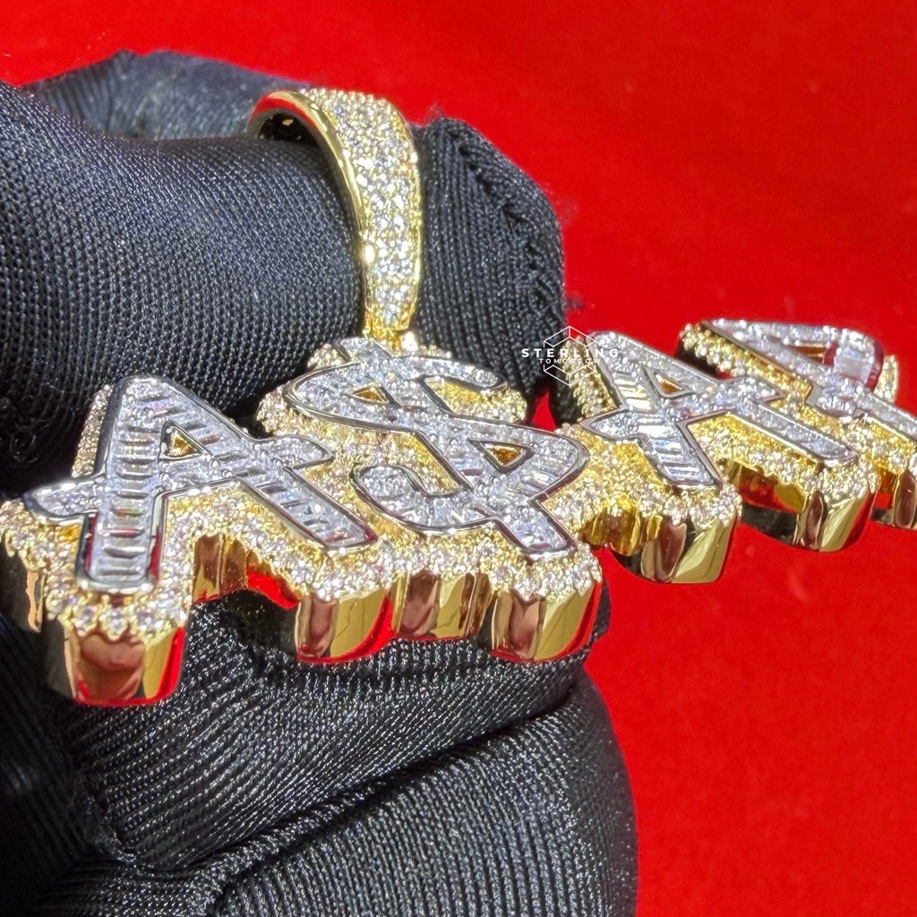 ASAP 14k Gold Plated Iced Money Pendant