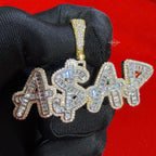 ASAP 14k Gold Plated Iced Money Pendant