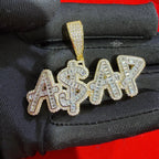 ASAP 14k Gold Plated Iced Money Pendant