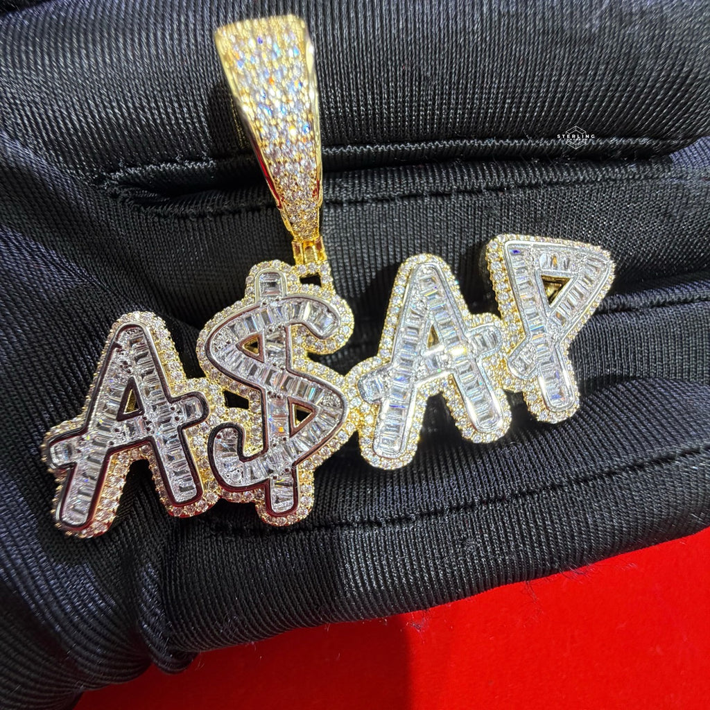 ASAP 14k Gold Plated Iced Money Pendant