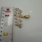 ASAP 14k Gold Plated Iced Money Pendant