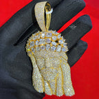 14k Gold Plated MultiCut Large Jesus Pendant