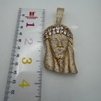 14k Gold Plated MultiCut Large Jesus Pendant