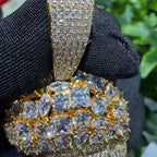 14k Gold Plated MultiCut Large Jesus Pendant