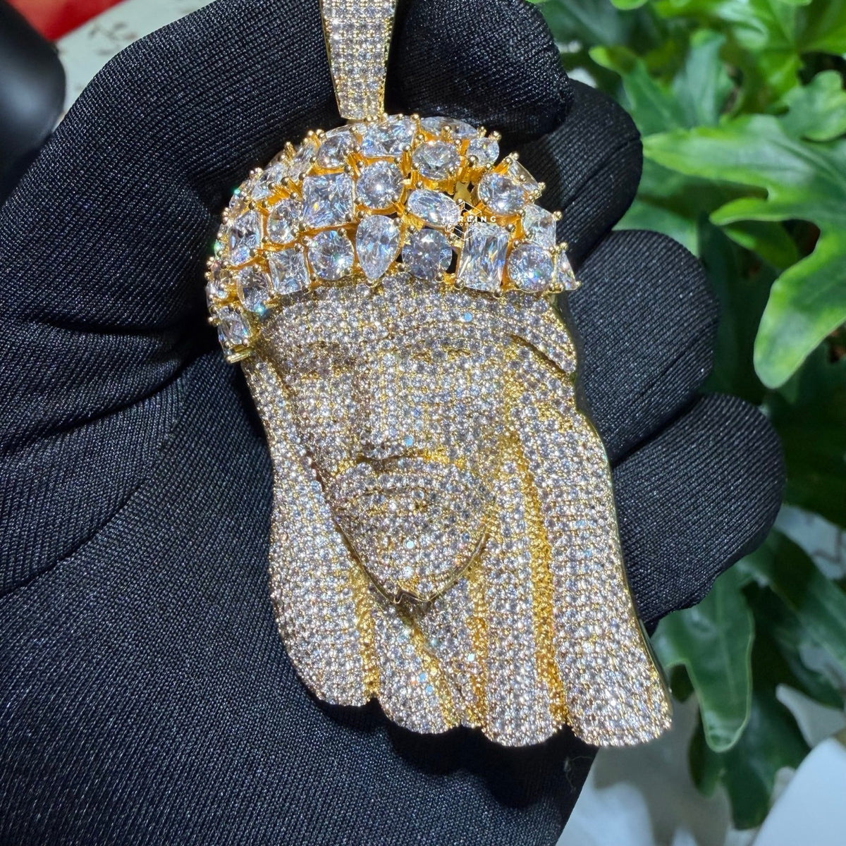 14k Gold Plated MultiCut Large Jesus Pendant