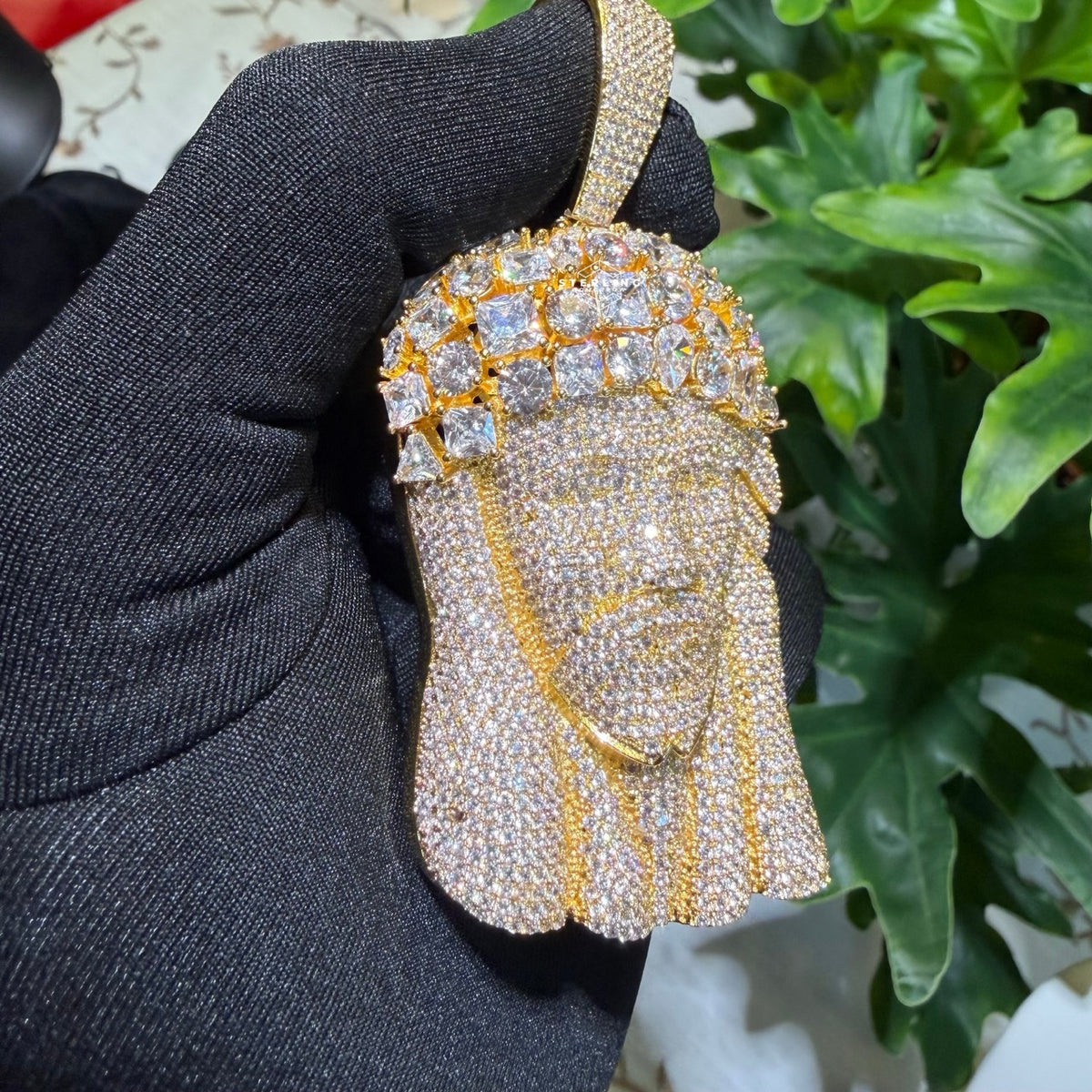 14k Gold Plated MultiCut Large Jesus Pendant