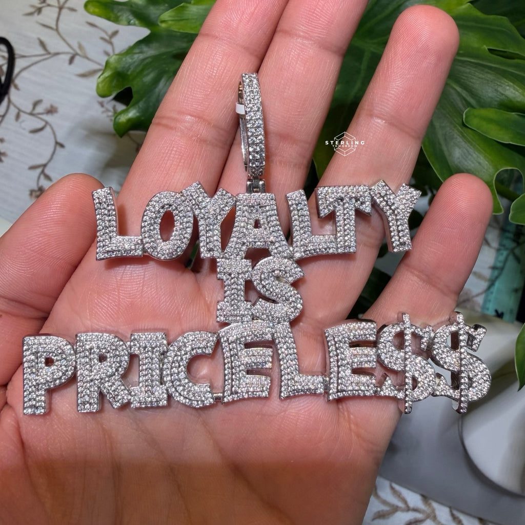 Loyalty Is Priceless Iced Hip Hop Pendant