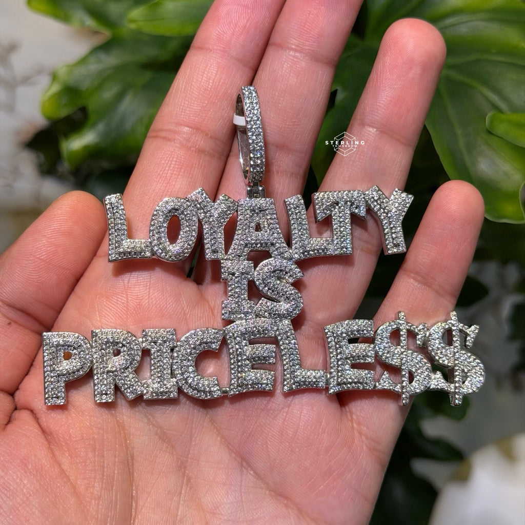 Loyalty Is Priceless Iced Hip Hop Pendant