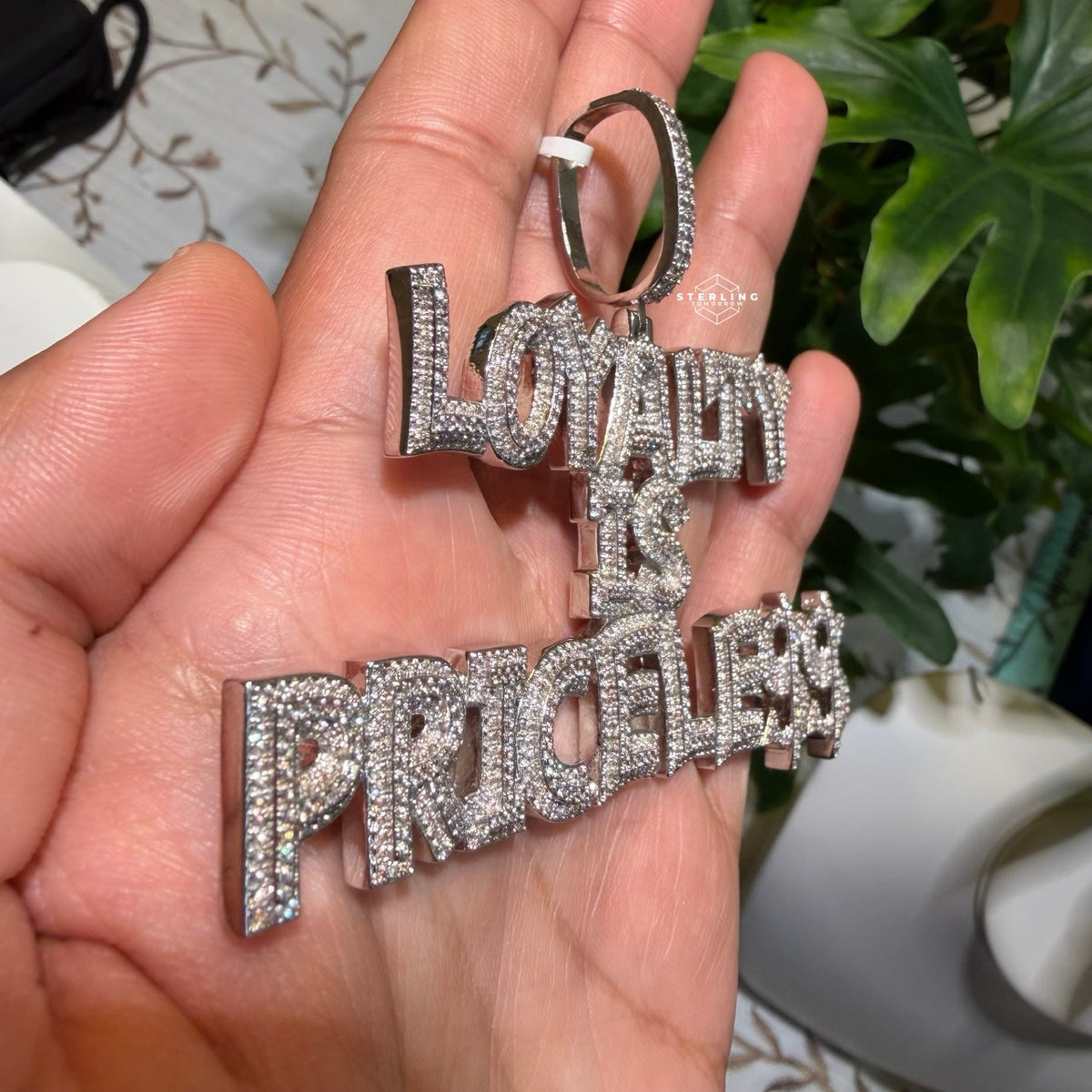 Loyalty Is Priceless Iced Hip Hop Pendant