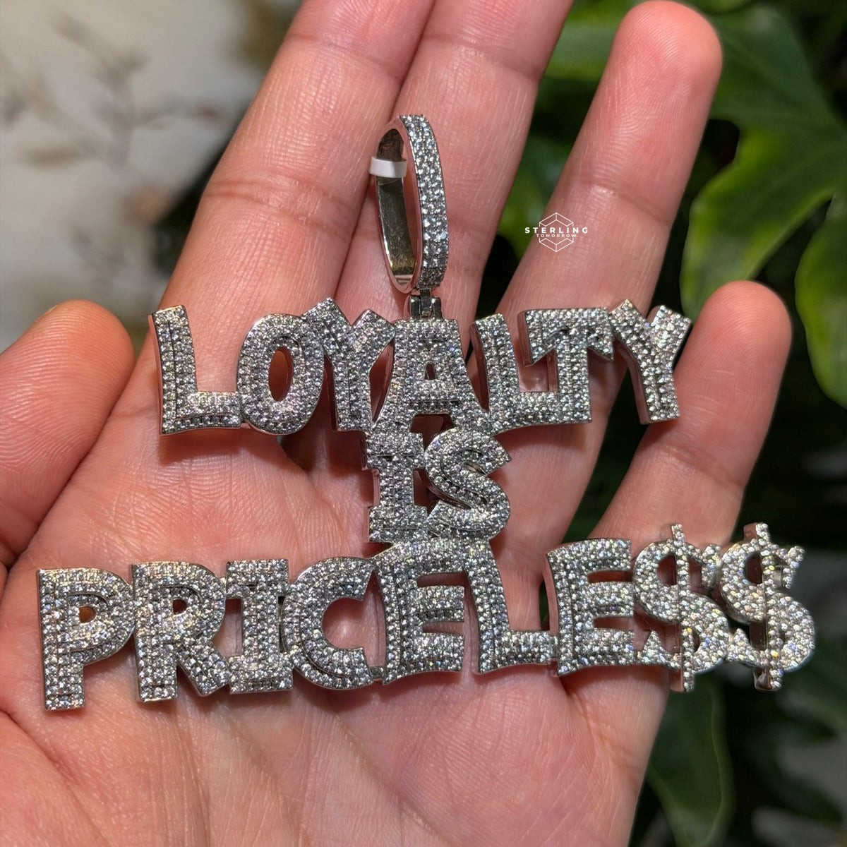 Loyalty Is Priceless Iced Hip Hop Pendant