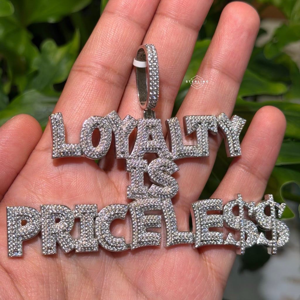 Loyalty Is Priceless Iced Hip Hop Pendant