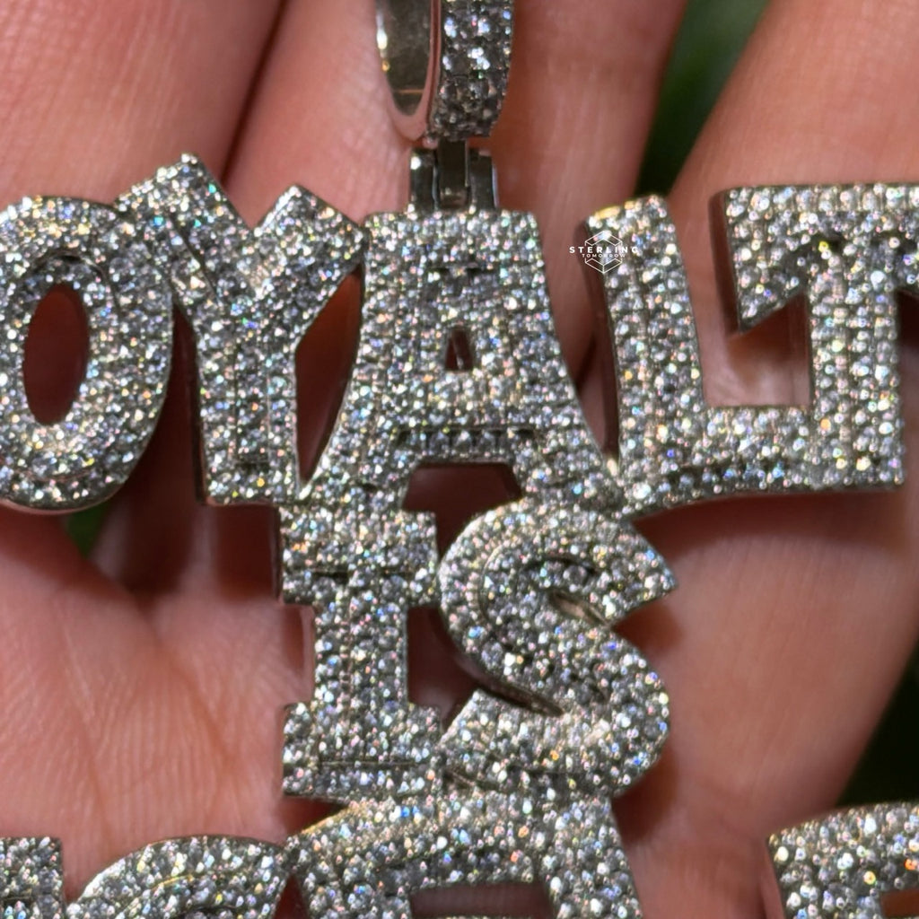 Loyalty Is Priceless Iced Hip Hop Pendant