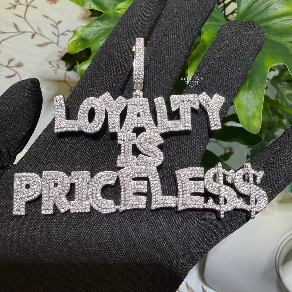 Loyalty Is Priceless Iced Hip Hop Pendant