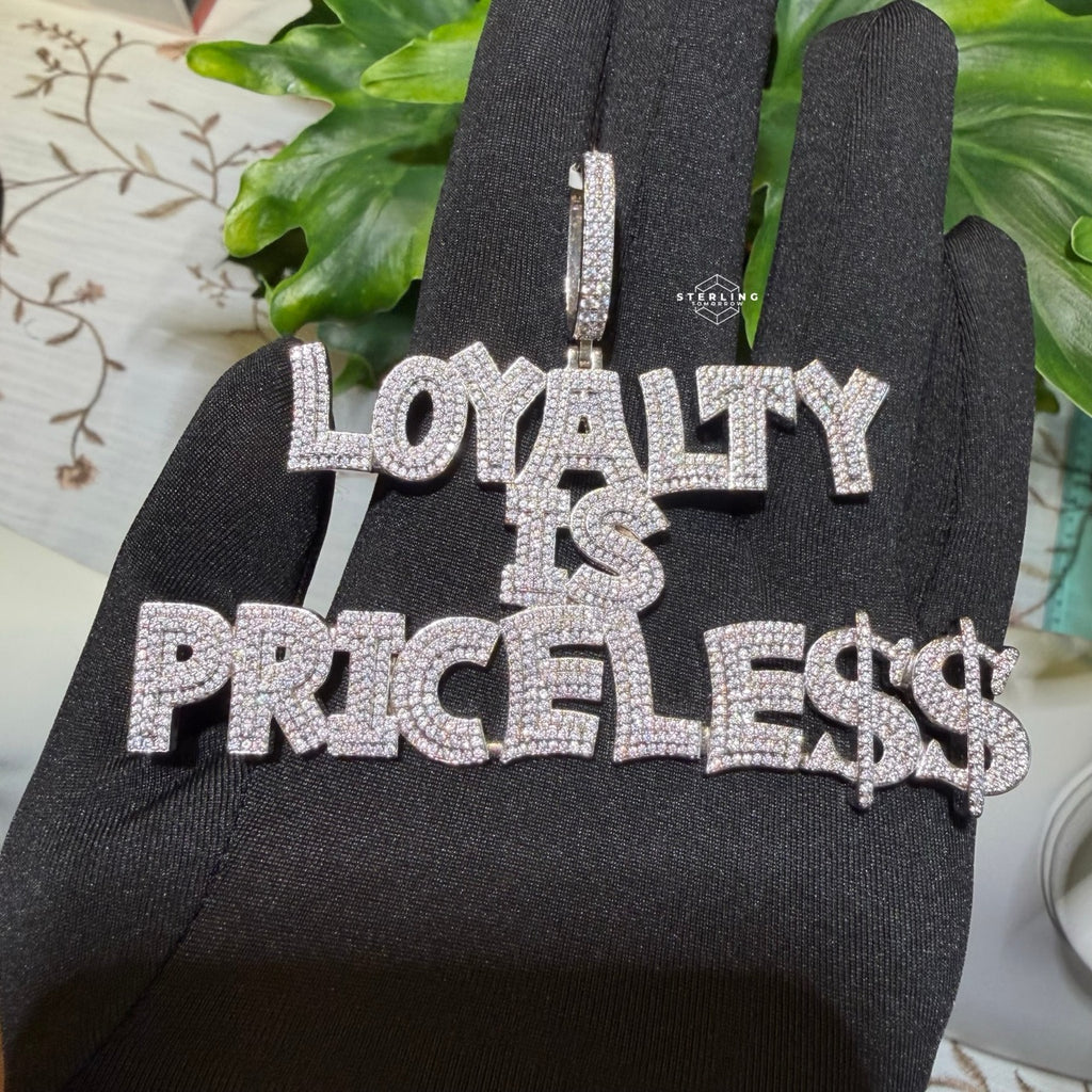 Loyalty Is Priceless Iced Hip Hop Pendant
