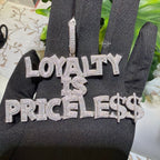 Loyalty Is Priceless Iced Hip Hop Pendant