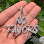 No Favors Iced Hip Hop Pendant