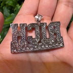 Rich or Nothing Iced Hip Hop Pendant