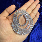 6mm Tennis Chain Necklace - 925 Sterling Silver