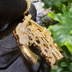 We Don't Call 911 Iced Hip Hop Statement Pendant