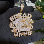 Breadwinner Money Iced Hip Hop Pendant
