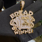 Breadwinner Money Iced Hip Hop Pendant