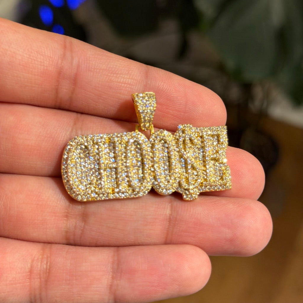 Choose Iced Hip Hop Pendant