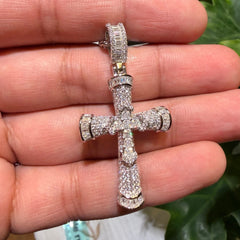 Moissanite Cross Pendant