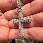 Moissanite Cross Pendant