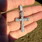 Moissanite Cross Pendant