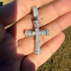 Moissanite Cross Pendant
