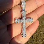 Moissanite Cross Pendant