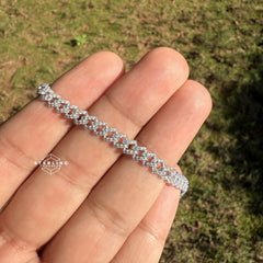 5mm 18" Moissanite Monaco Cuban Chain