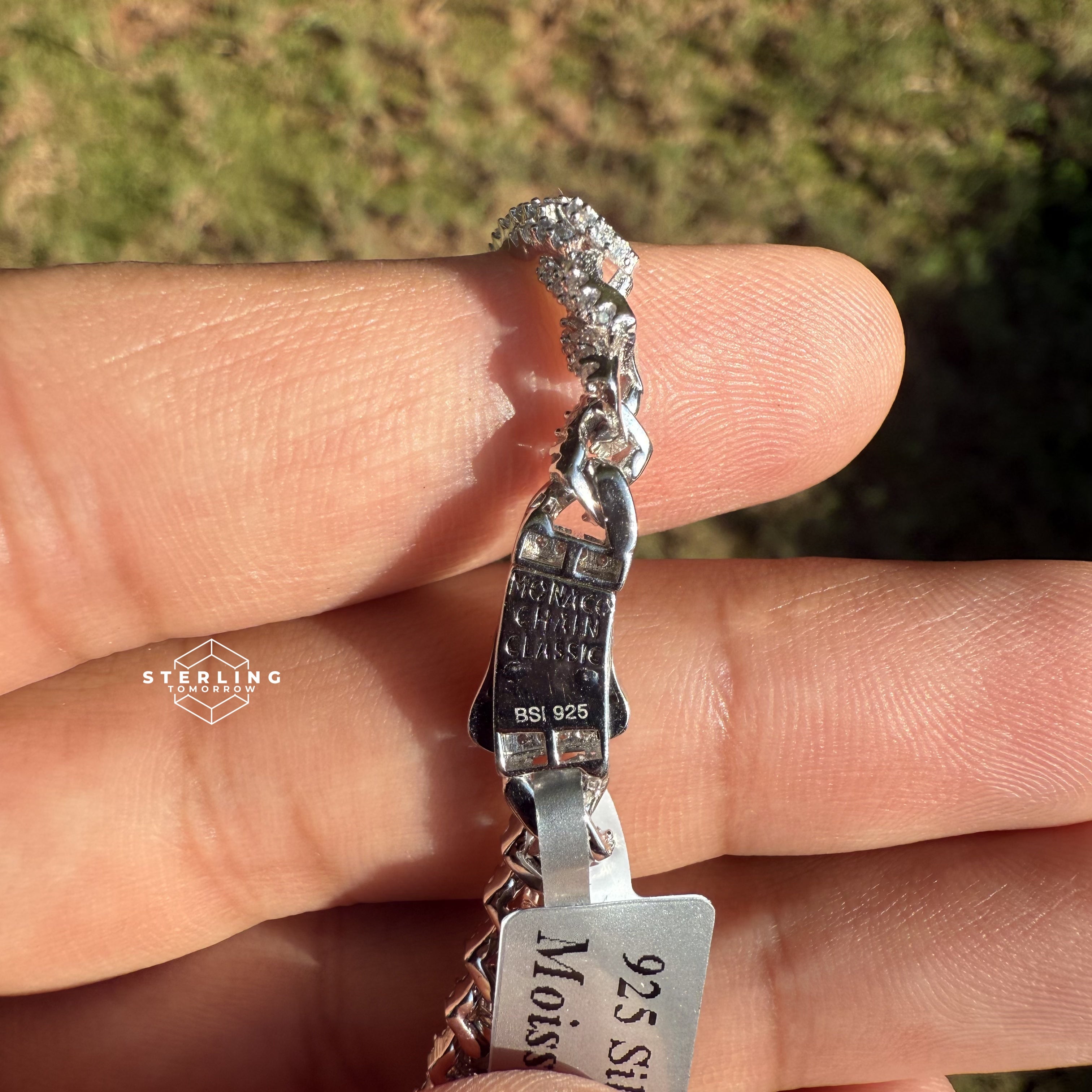 5mm 18" Moissanite Monaco Cuban Chain