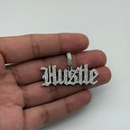 Moissanite HUSTLE Pendant
