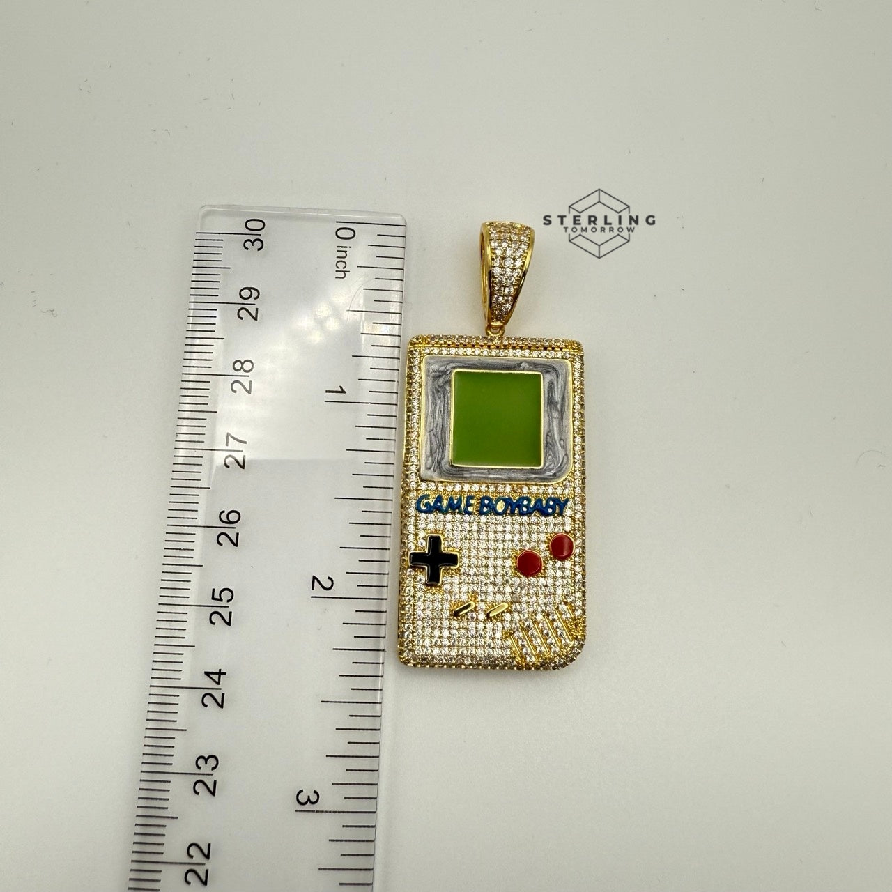 Retro Gaming Iced Out Pendant