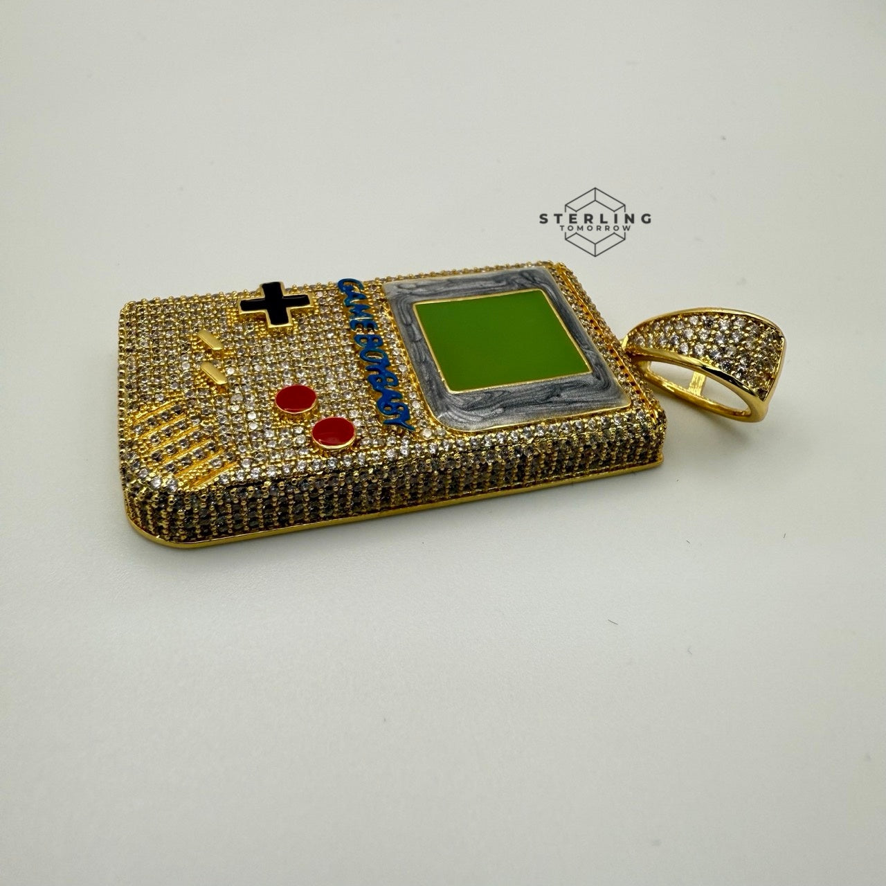 Retro Gaming Iced Out Pendant