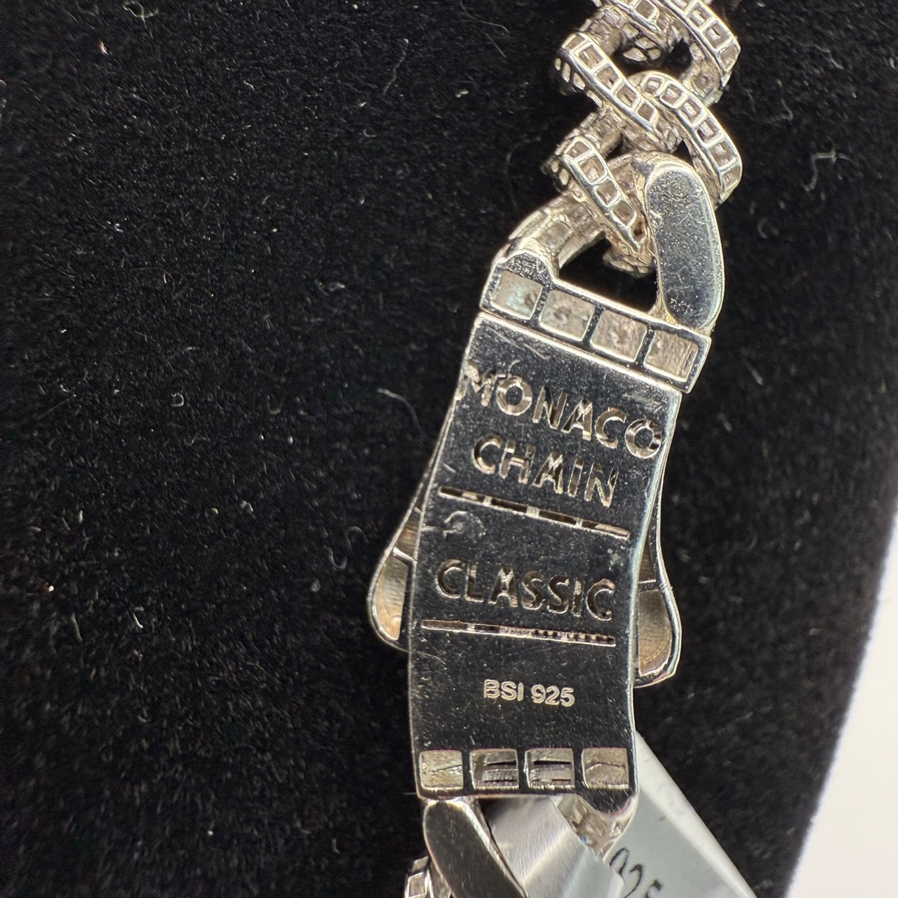 7mm 18" Moissanite Monaco Cuban Chain